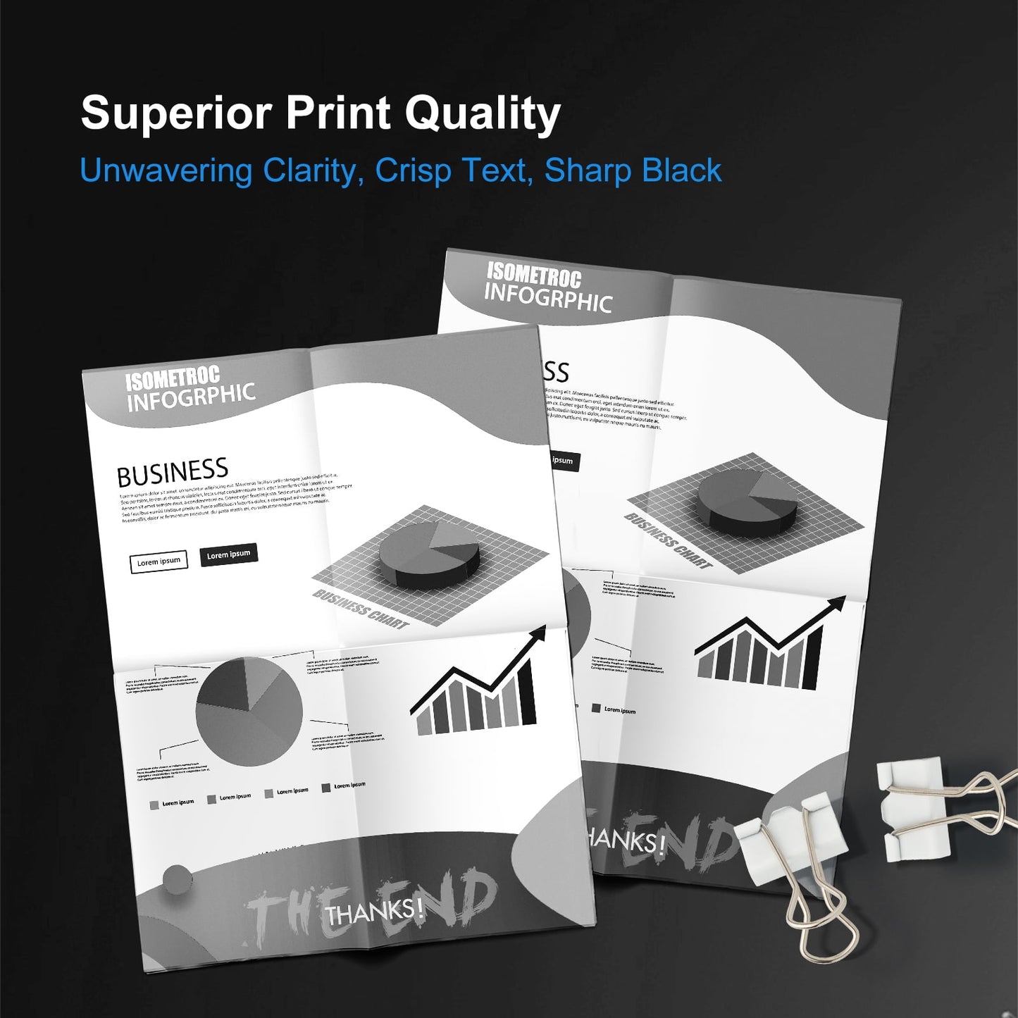 65 Black Ink Cartridge Compatible for HP ink 65 XL 65XL for DeskJet 3752 3772 3755 Envy 5055 5010 5020 Printer (2 Black)