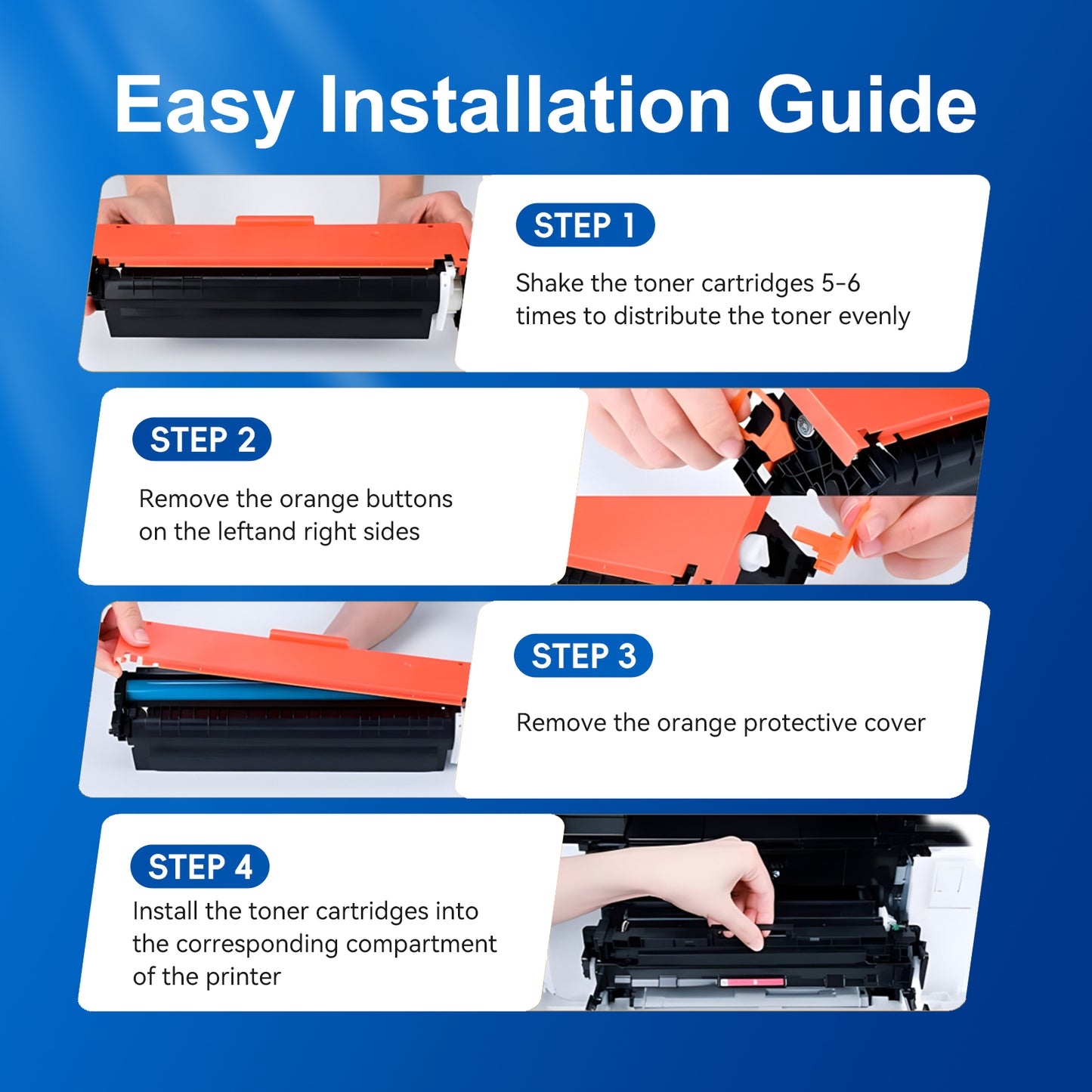 TN229XL Toner Cartridge for Brother TN229 Toner Works for Brother MFC-L3780CDW HL-L3280CDW HL-L3220CDW MFC-L3720CDW HL-L3295CDW HL-L3300CDW HL-L8245CDW Printers (4 Pack)
