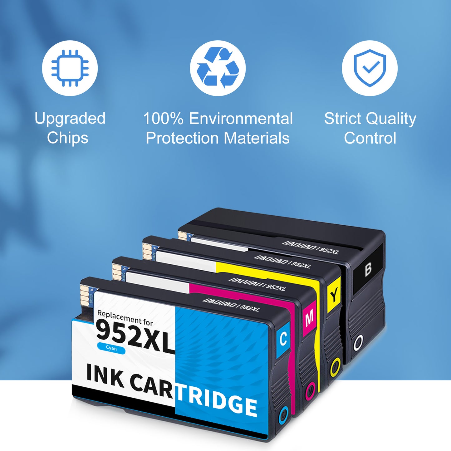 952 XL Ink Cartridges Compatible for HP 952XL Ink Cartridges HP 952 for HP OfficeJet Pro 7720, 7740, 8210, 8710, 8720, 8730, 8740 Series