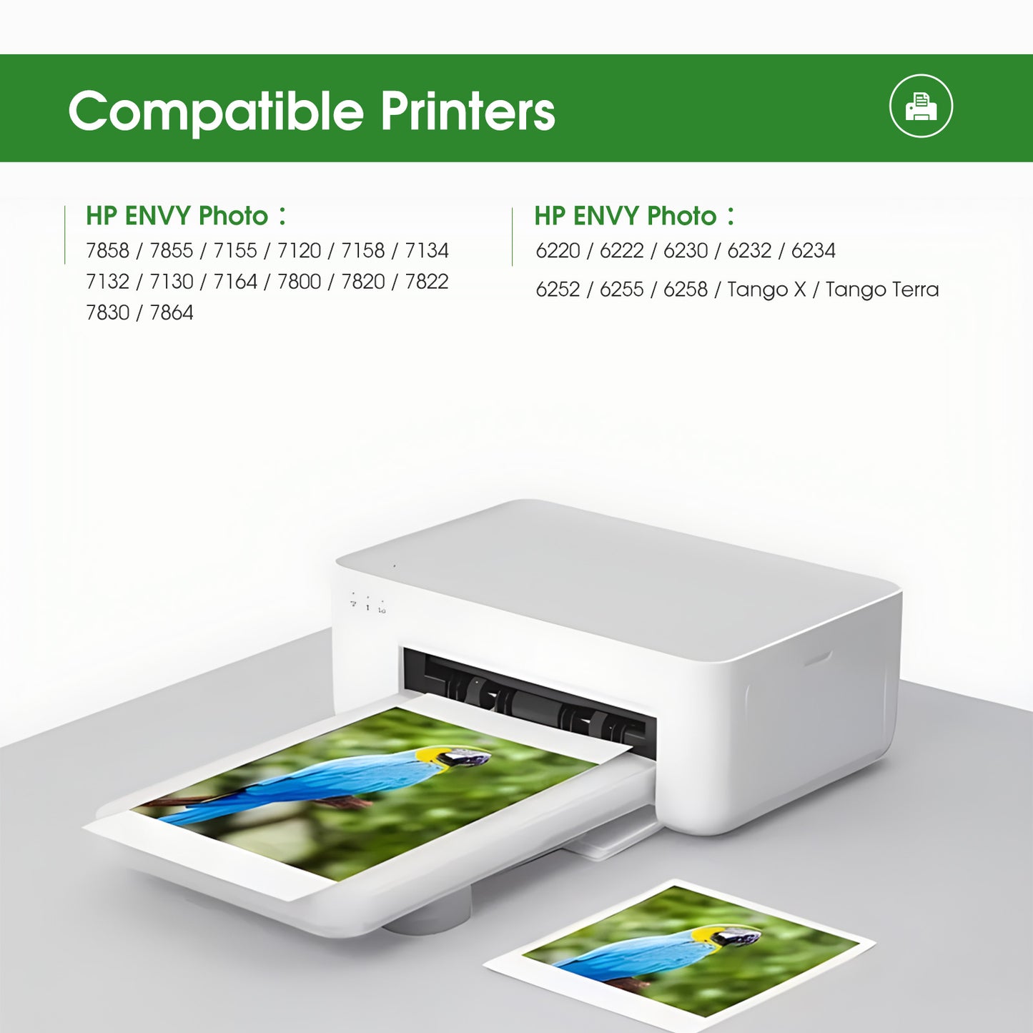 64xl Black Ink Cartridges Compatible for HP 64 Black Ink Cartridge for ENVY Photo 7855 7858 7155 6255 Printer, 2-Black
