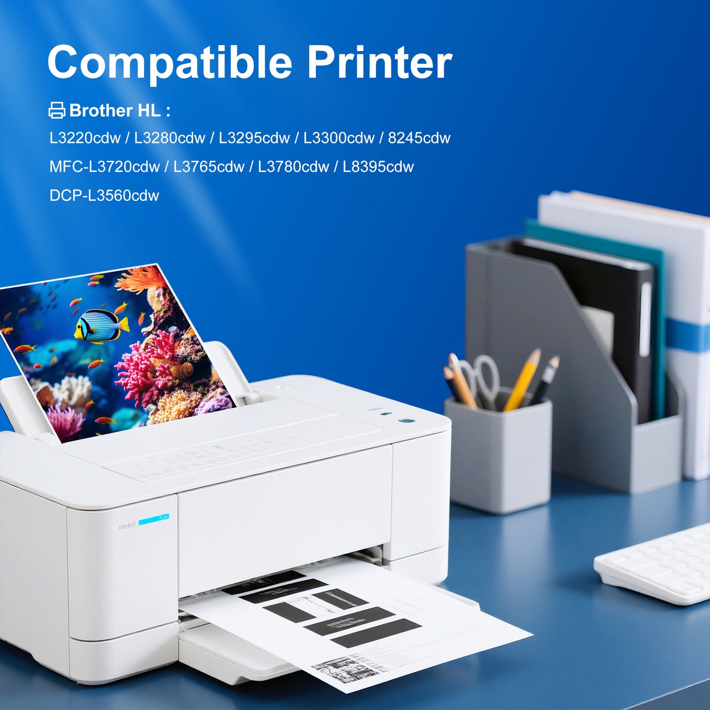 TN229XL Toner Cartridge for Brother TN229 Toner Works for Brother MFC-L3780CDW HL-L3280CDW HL-L3220CDW MFC-L3720CDW HL-L3295CDW HL-L3300CDW HL-L8245CDW Printers (4 Pack)