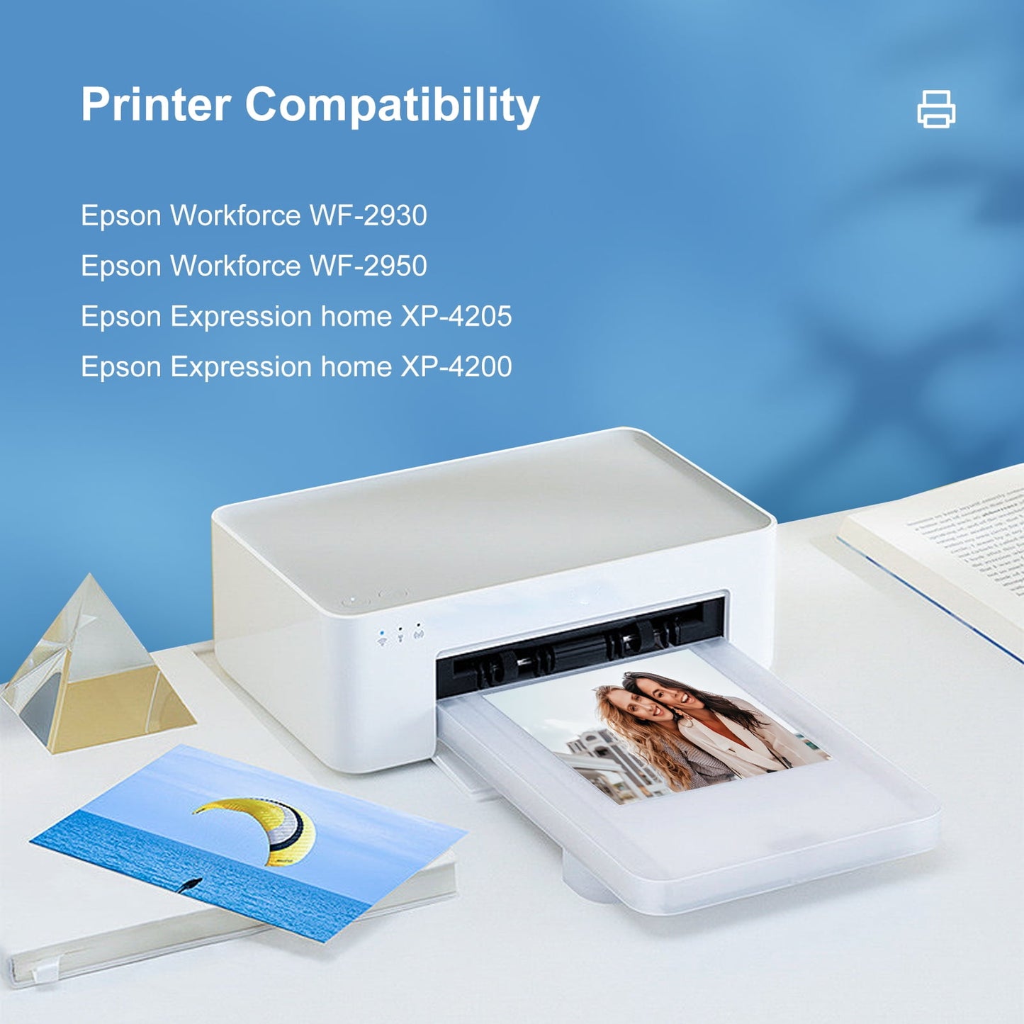 232XL Ink Cartridges for Epson 232XL 232 Ink for Workforce WF-2930 WF-2950 Expression XP-4200 XP-4205 Printer (Black,Cyan,Magenta,Yellow, 4-Pack)